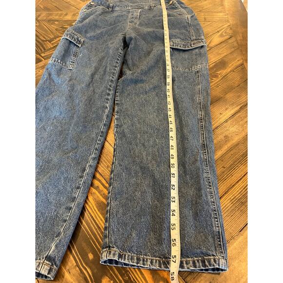 VTG Overalls D'Mode Classix Womans L Jean Bib Western Cowgirl Farm Barn Cottage - Picture 7 of 11